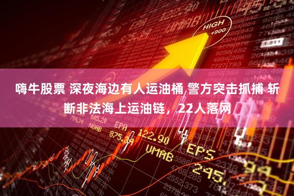 嗨牛股票 深夜海边有人运油桶 警方突击抓捕 斩断非法海上运油链，22人落网