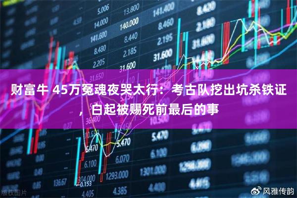 财富牛 45万冤魂夜哭太行：考古队挖出坑杀铁证，白起被赐死前最后的事